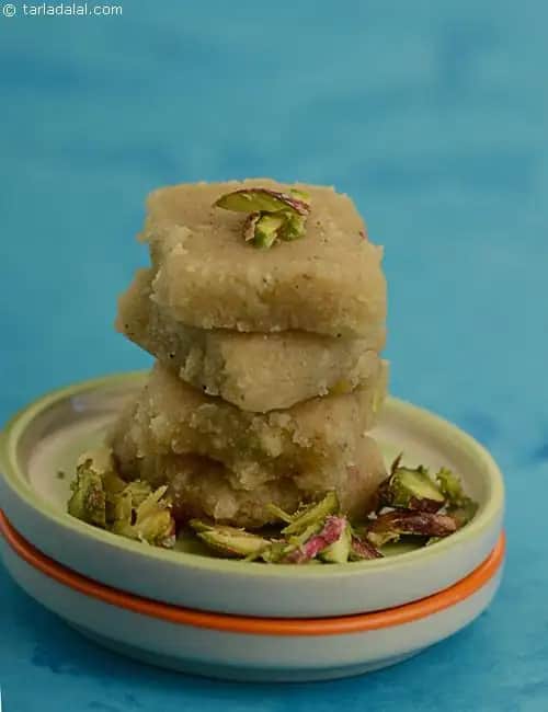 Pista Badam Katli (Sugar Free) Recipe (Mithai Recipes)