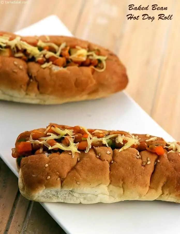 Baked Bean Hot Dog Roll Recipe (Healthy Recipes)