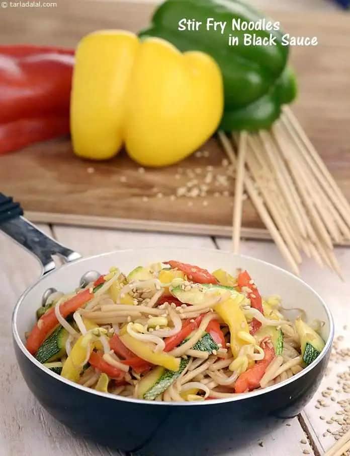 Stir Fry Noodles In Black Sauce Recipe