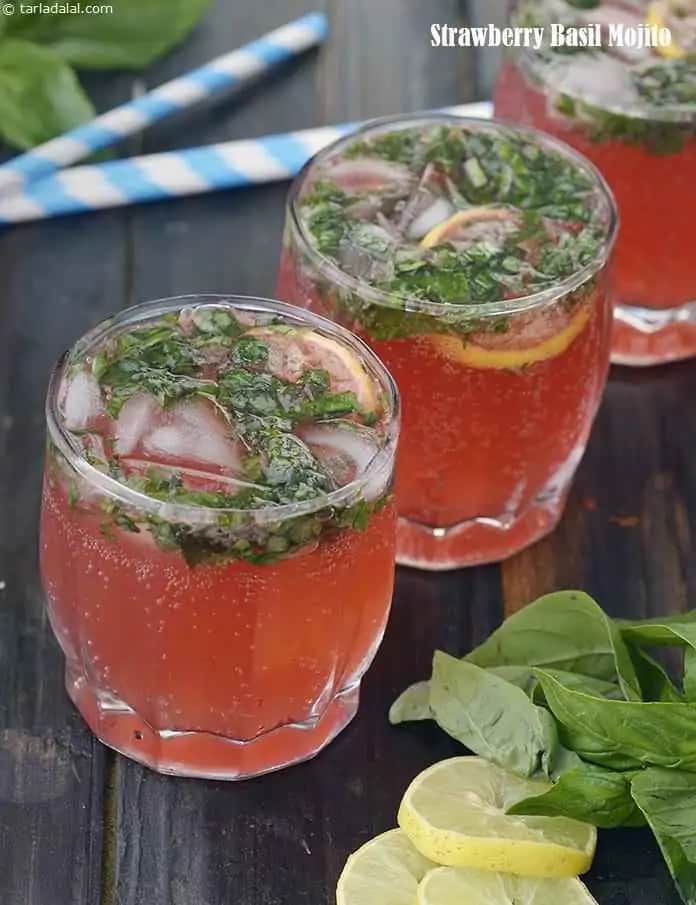 Strawberry Basil Mojito Recipe