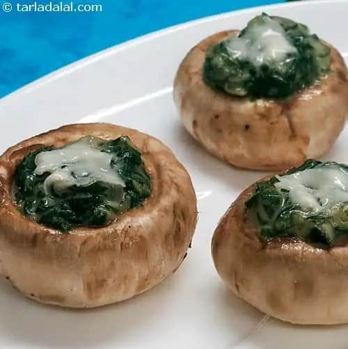 Stuffed Mushrooms With Spinach Recipe