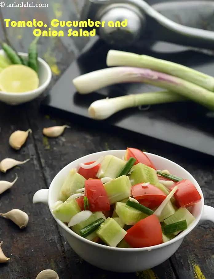 Tomato Cucumber And Onion Salad Recipe
