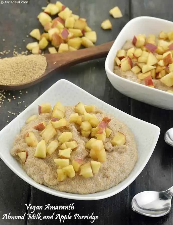 Vegan Amaranth Almond Milk And Apple Porridge Recipe