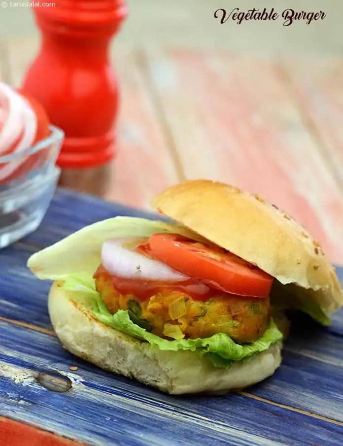 Vegetable Burger Recipe (Burger)