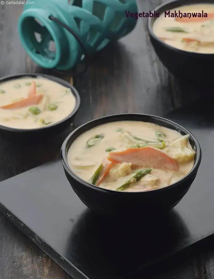 Vegetable Makhanwala Recipe (Microwave Makhanwala)