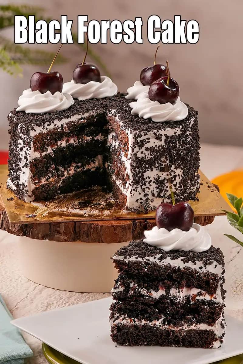 Black Forest Cake Using Eggs Recipe