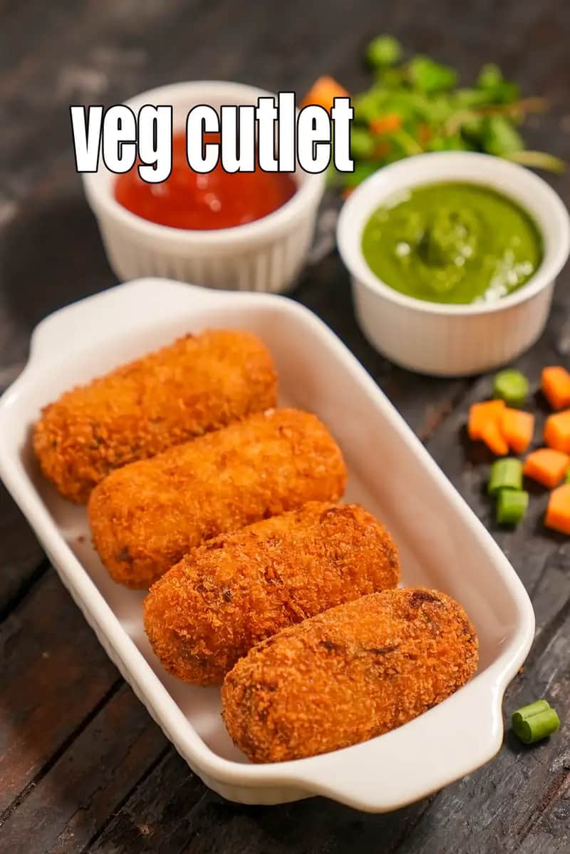 Vegetable Cutlets Recipe (Cutlet)