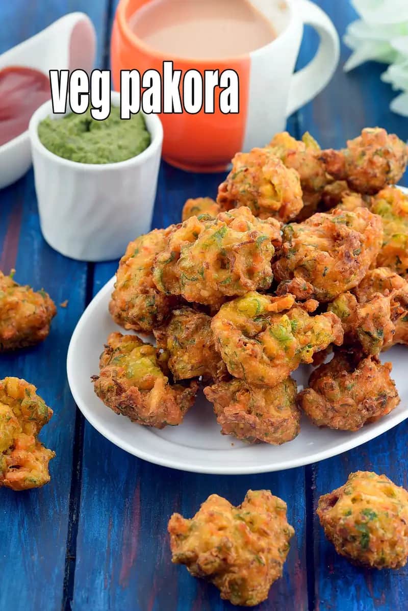 Veg Pakora Recipe (Mixed Vegetable Pakora)