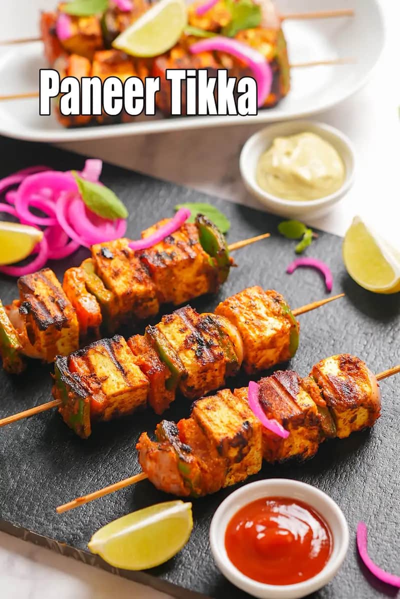 Paneer Tikka Recipe (Restaurant Style Paneer Tikka)