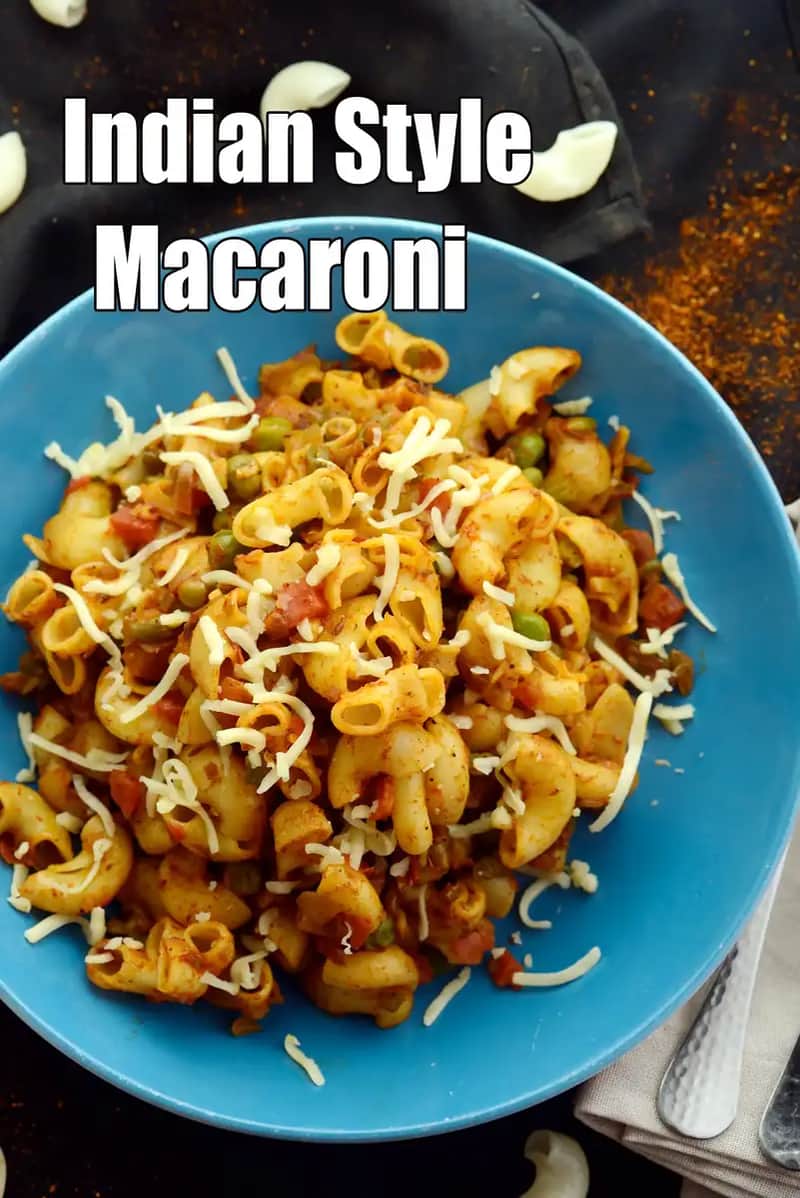 Indian Style Macaroni Recipe (Macaroni Pasta)