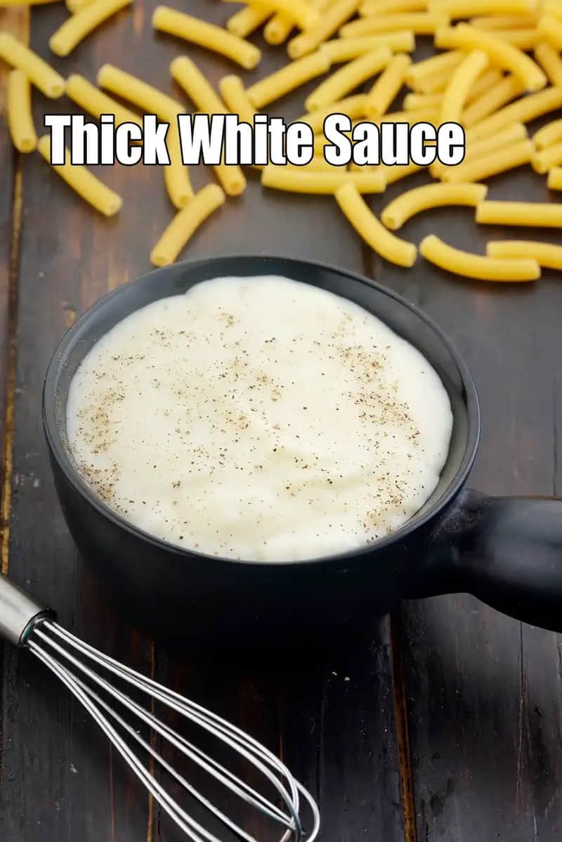 Thick White Sauce Used For Baked Dishes Recipe