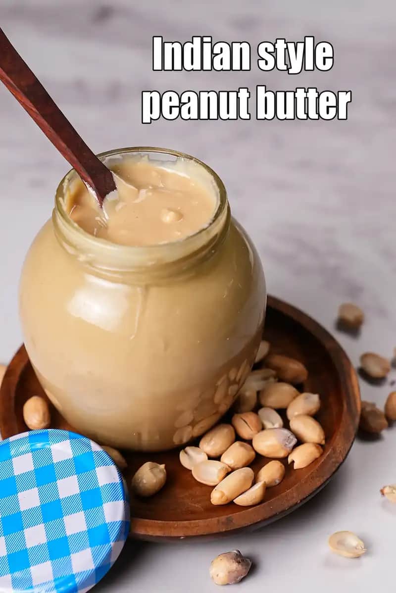 Indian Style Peanut Butter Recipe (Homemade Peanut Butter)