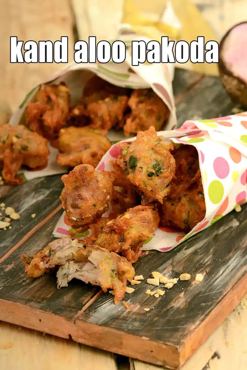 Kand Aloo Pakoda Recipe (Navratri)