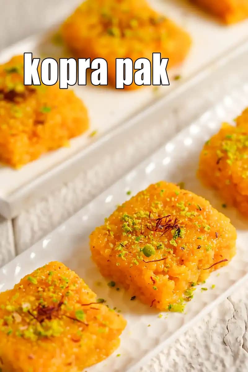 Kopra Pak Recipe (Gujarati Topra Pak)