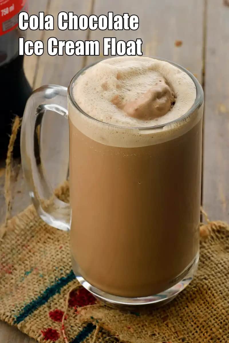 Cola Chocolate Ice Cream Float Recipe