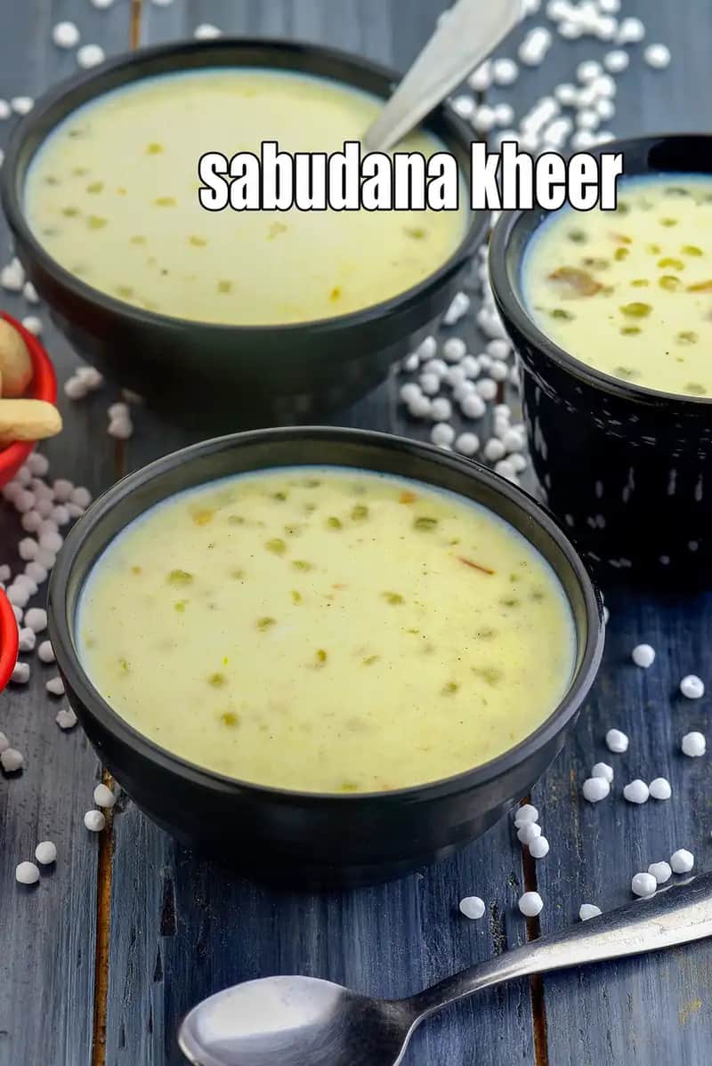 Sabudana Kheer Recipe (How To Make Sabudana Kheer)