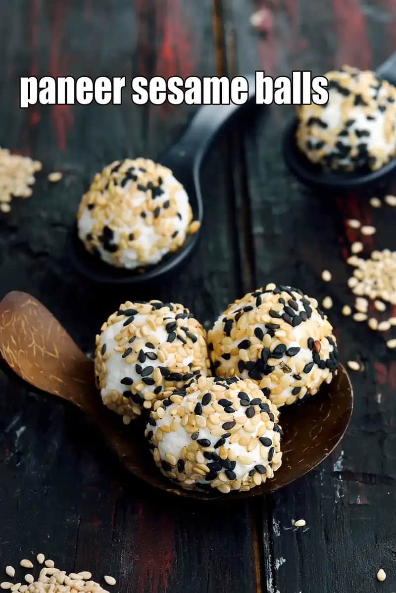 Paneer Sesame Balls Recipe