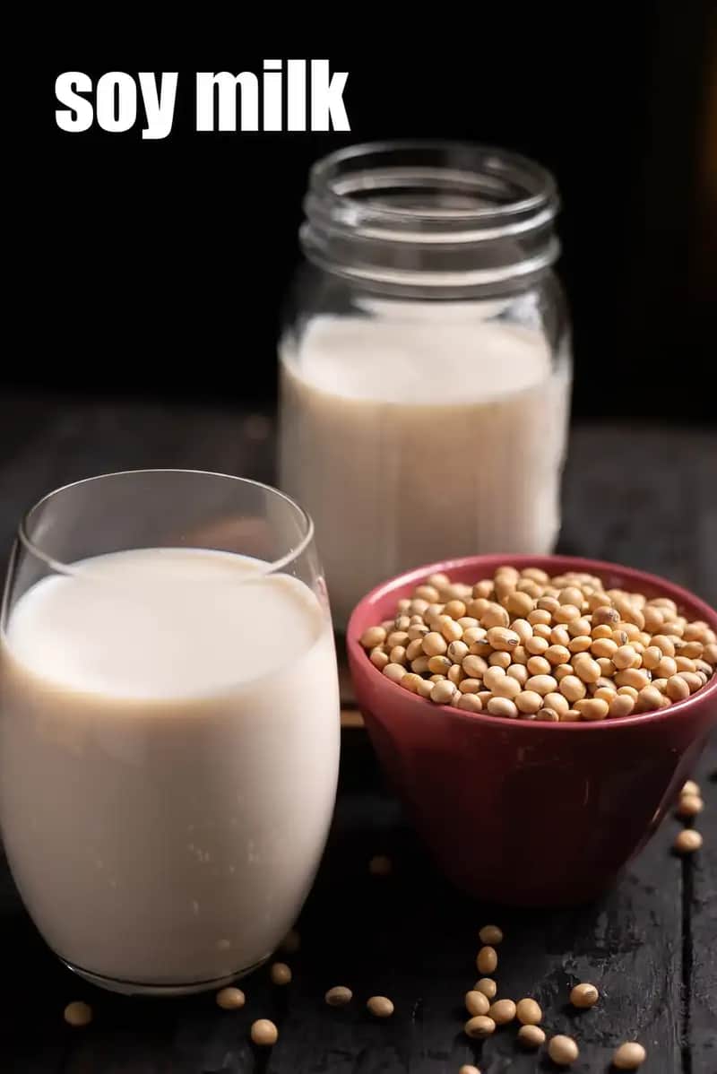 Soy Milk Recipe (How To Make Soy Milk At Home)