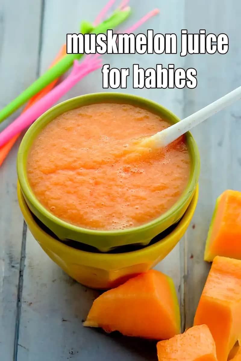 Muskmelon Juice For Babies Recipe (Muskmelon For Babies)
