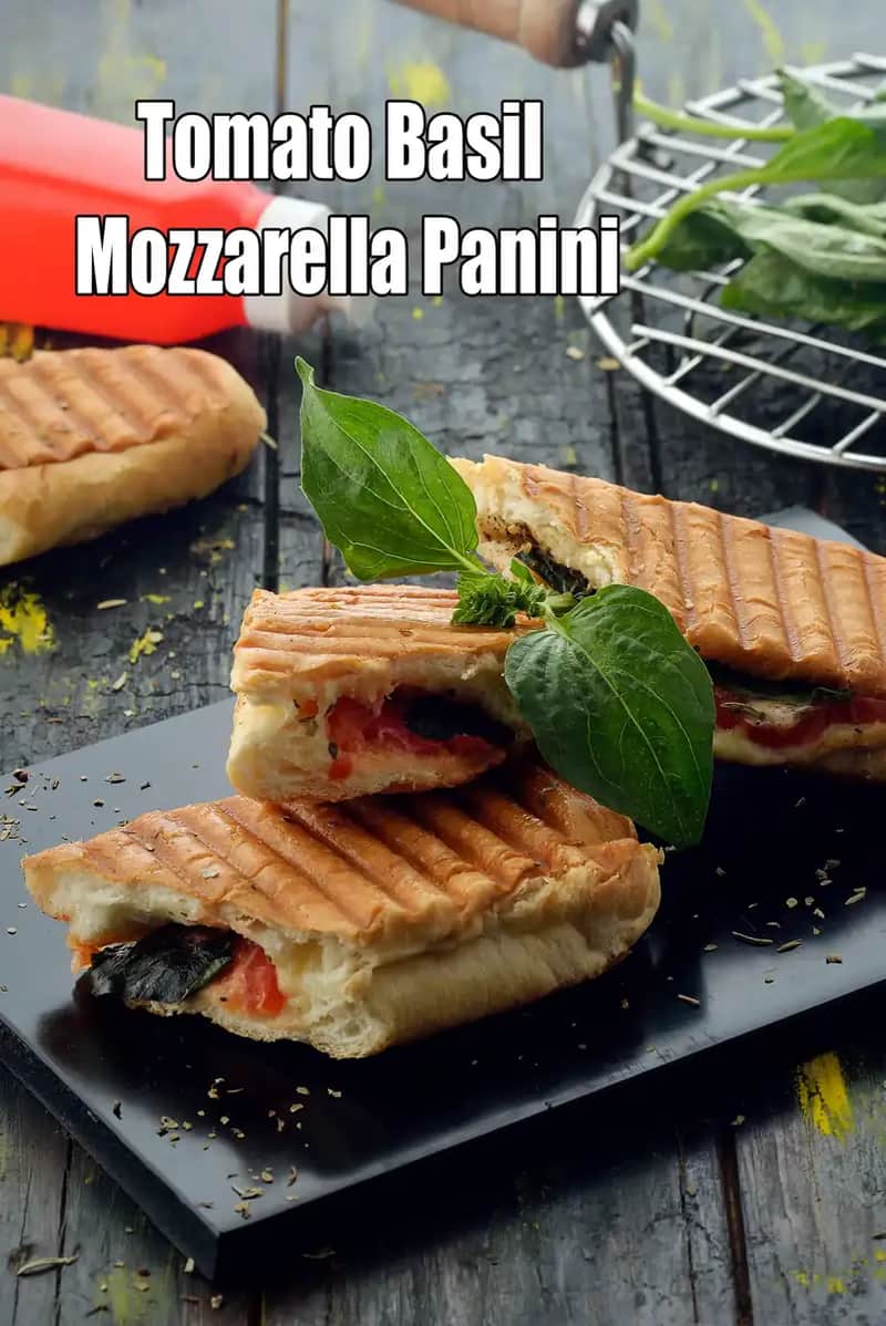 Tomato Basil Mozzarella Panini Recipe