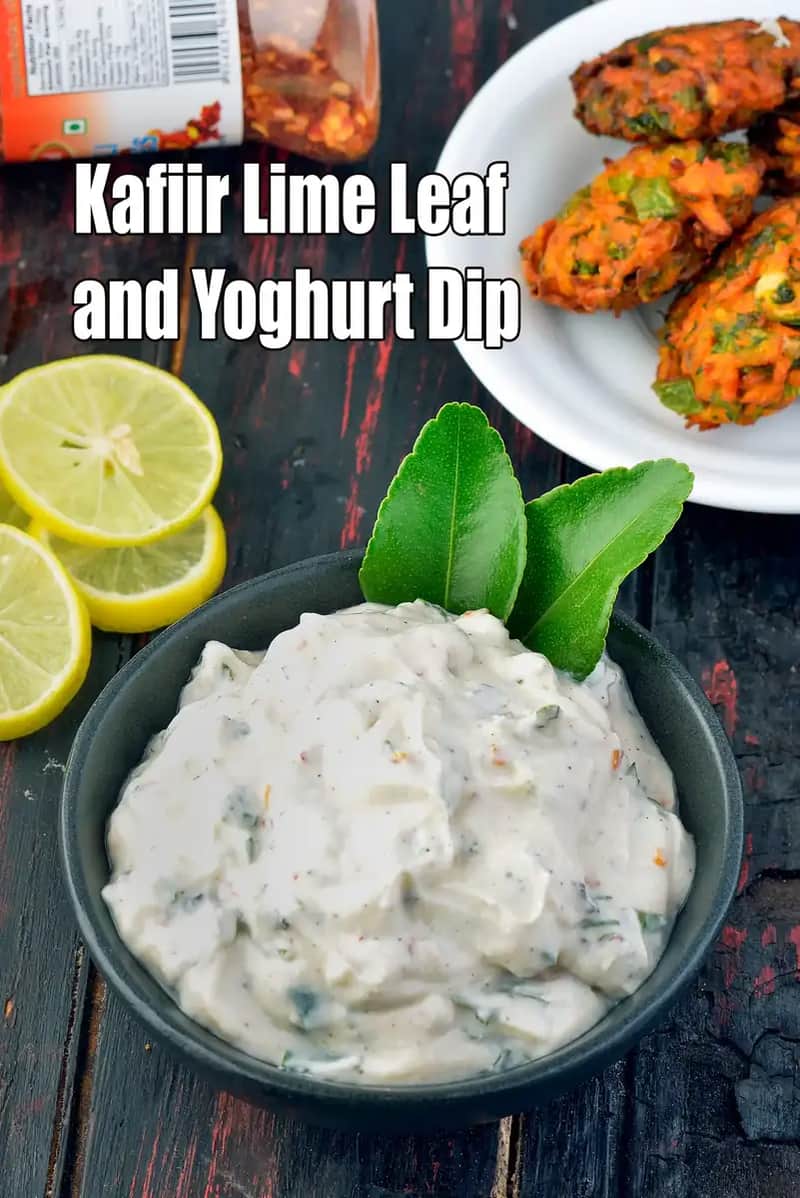 Kaffir Lime Leaf Yogurt Dip Recipe (Mint Kaffir Lime Dip)