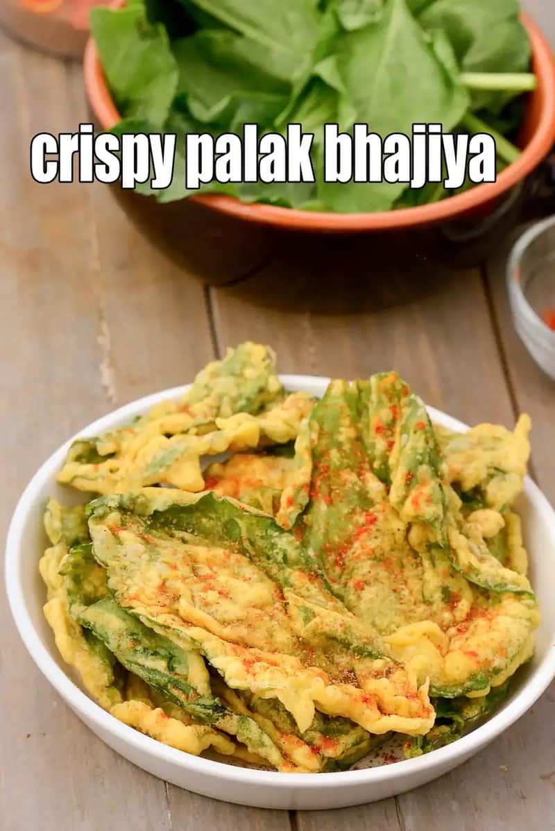 Palak Bhajiya Recipe (Palak Pakode)
