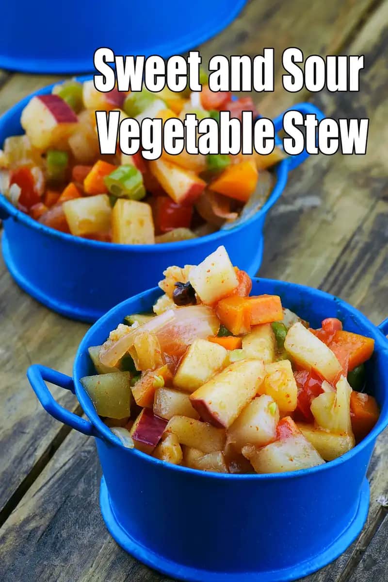 Sweet And Sour Vegetable Stew Recipe (Microwave)