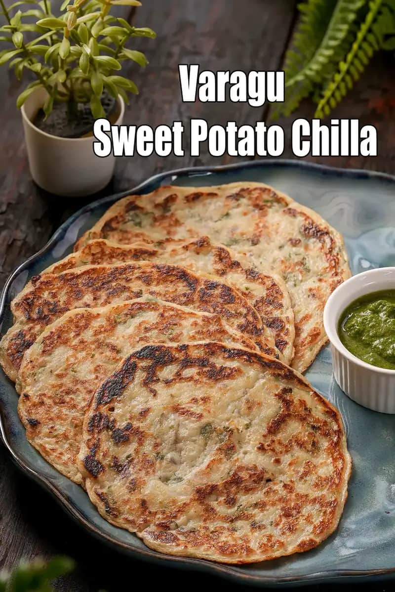 Varagu Sweet Potato Chilla Recipe