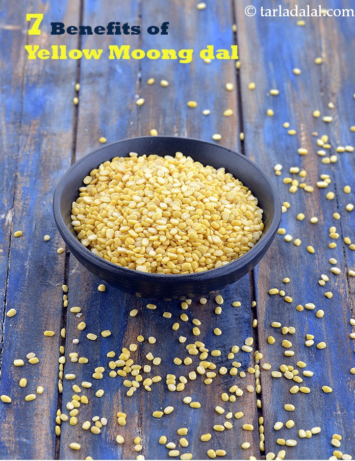 Benefits of Yellow Moong Dal + healthy recipes, Tarladalal.com