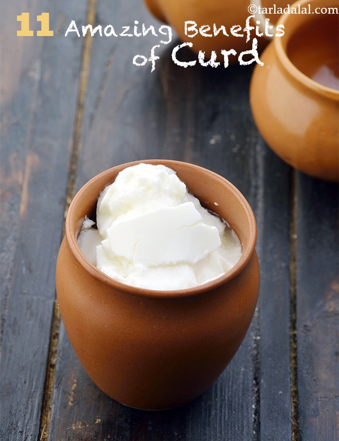 11 Amazing Benefits of Curd, Low fat curds, Hung Curds + Healthy Recipes
