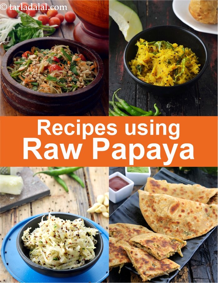 13 raw papaya recipes | Tarladalal.com