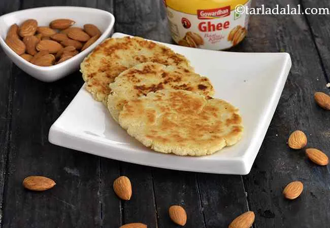 Almond Bhakri, Gluten Free Almond Bhakri