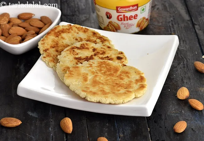 Almond Bhakri, Gluten Free Almond Bhakri