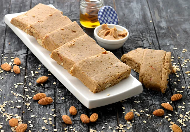  Almond Coconut Bars, No Bake