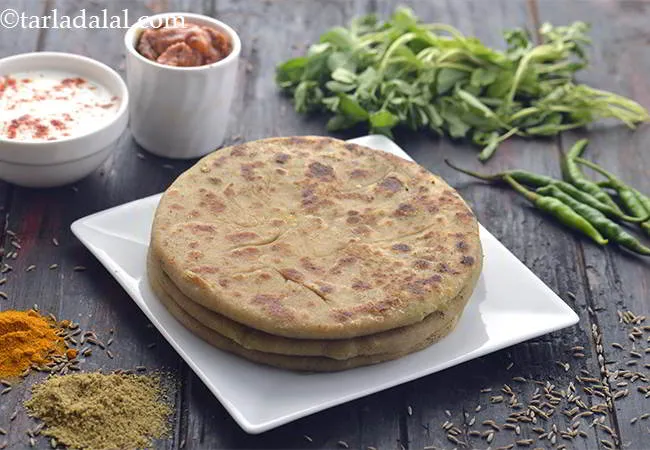  Aloo Methi Parathas