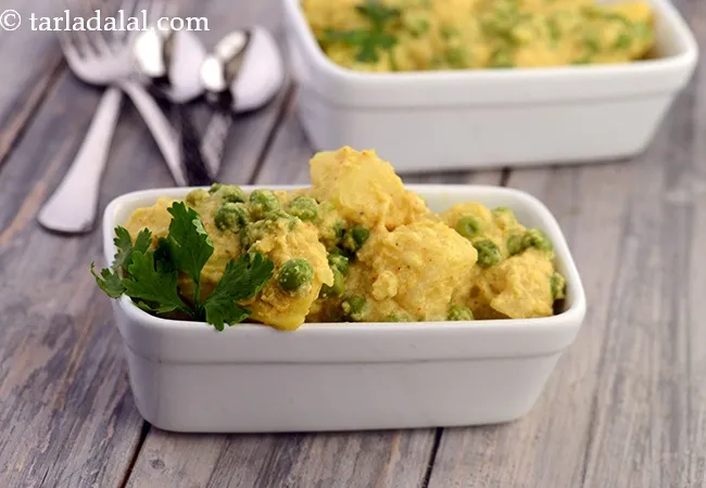 Aloo Mutter Tariwale, Punjabi Tariwale Aloo Matar