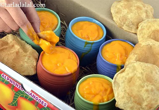  Alphonso Aamras, Aaamras Recipe