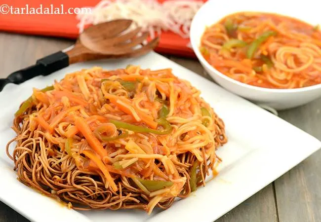 अमेरिकन चौपसे रेसिपी | वेज अमेरिकी चोप सुय | वेज चीनी चॉप्सुइ रेसिपी | - American Chopsuey