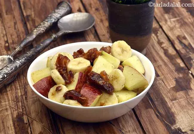 Apple, Banana and Date Salad