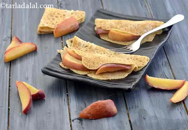 Apple Pancake, Healthy Diabetic Dessert Recipe
