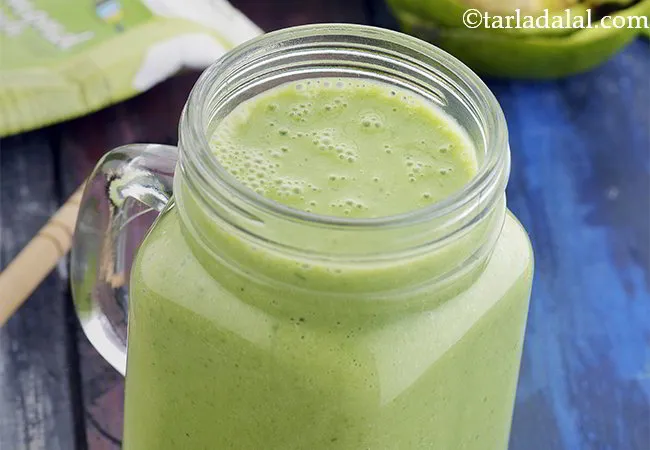 Avocado Spinach Vegan Smoothie Recipe, Healthy Smoothie