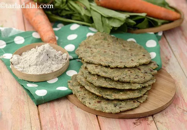 Bajra Gajar Palak Paratha, Gluten Free Recipe