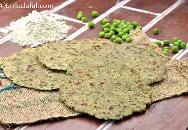Bajra Peas Roti, Low Acidity Recipe
