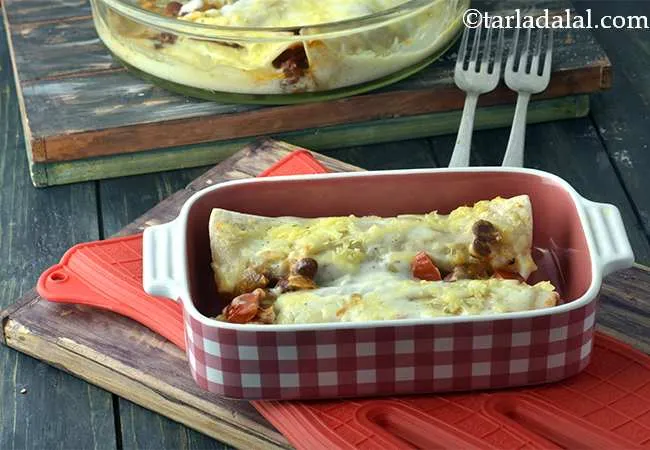 Baked Kidney Beans with Alfredo Sauce