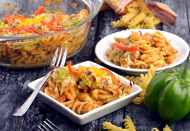  Baked Pav Bhaji Pasta, Pav Bhaji Pasta