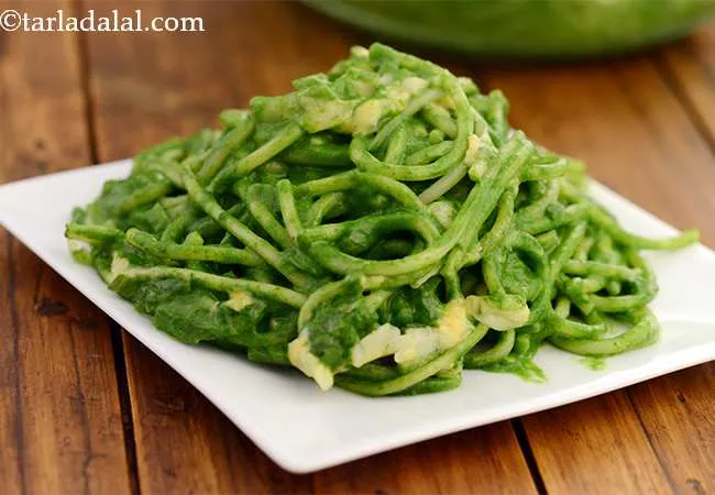 Baked Spinach with Spaghetti