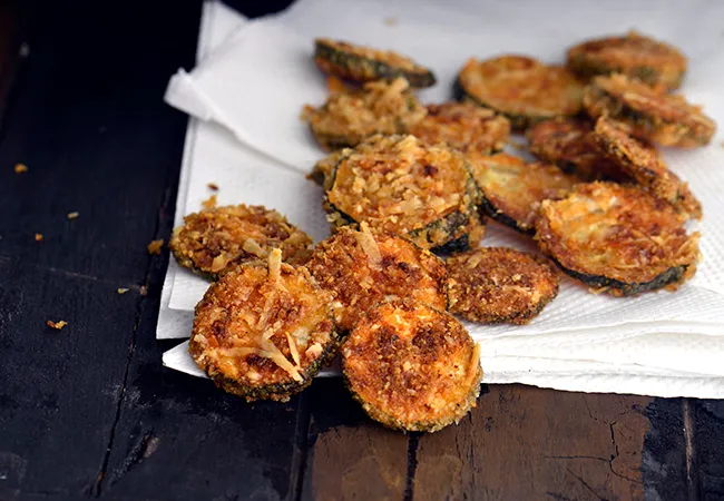  Baked Cheesy Zucchini Slices