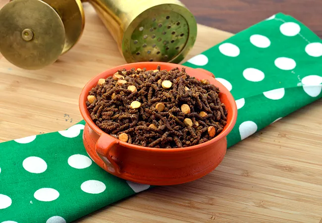 बेक्ड नाचनी सेव - Baked Nachni Sev 