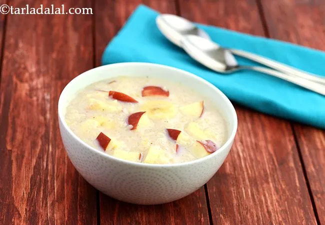 बनाना एप्पल पॉरिज - Banana Apple Porridge