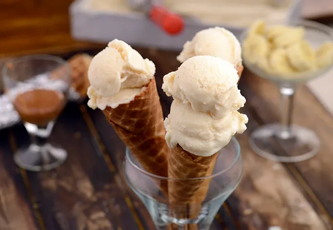  Banana Butterscotch Ice Cream